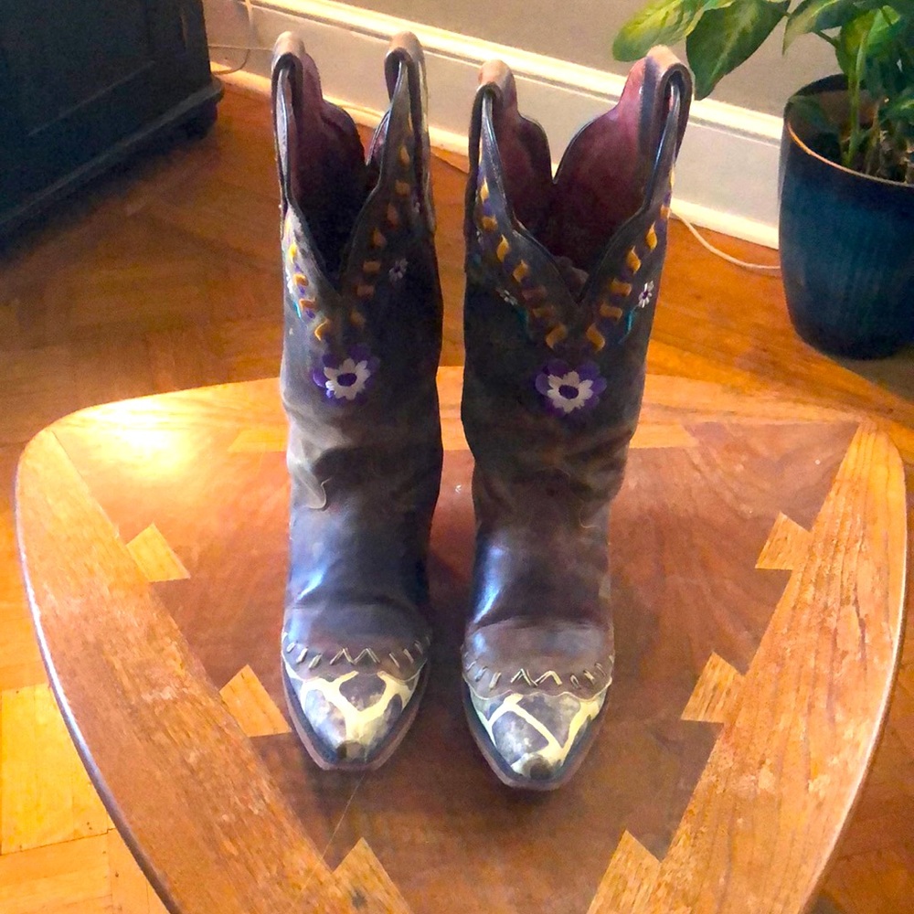 Dan Post Cowboy Boots women size 8 1/2